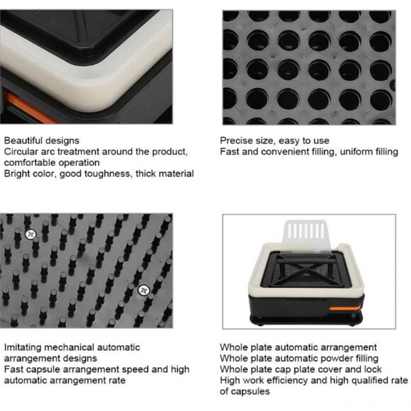 100 Holes Capsule Filling Machine Manual Capsule Filling Device for DIY Capsules - Picture 4 of 6